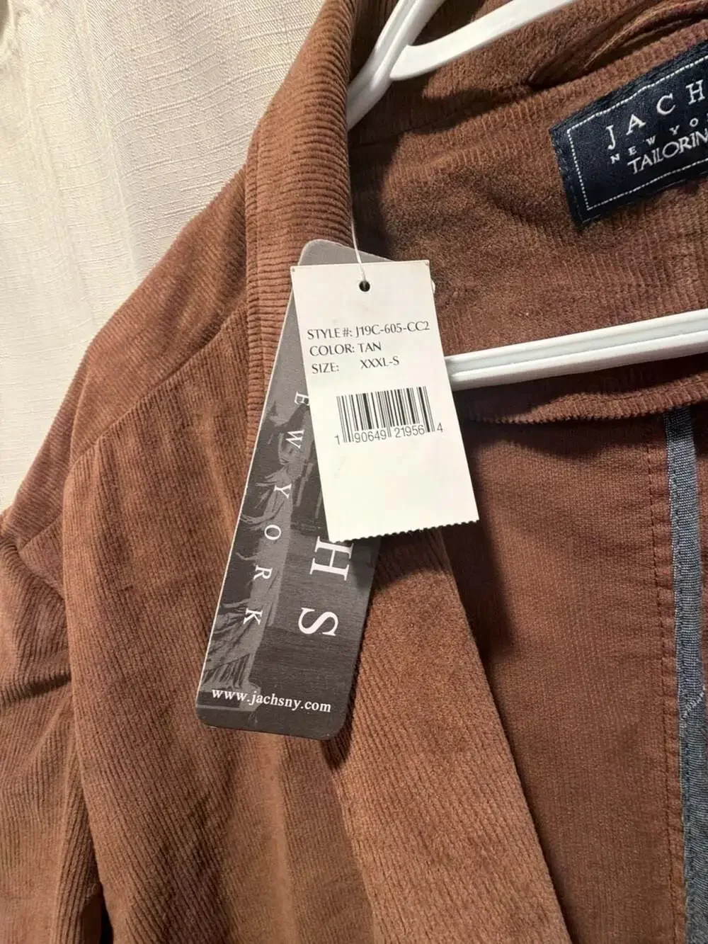 Jachs New York Chaz Corduroy Blazer Tan